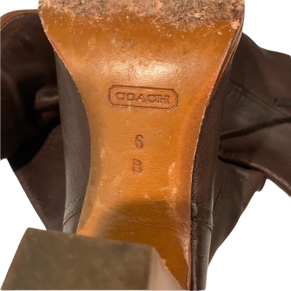 COACH Selena Leather Boots Size 6 — ABSOLUTELY GORGEOUS!!! - Picture 4 of 7